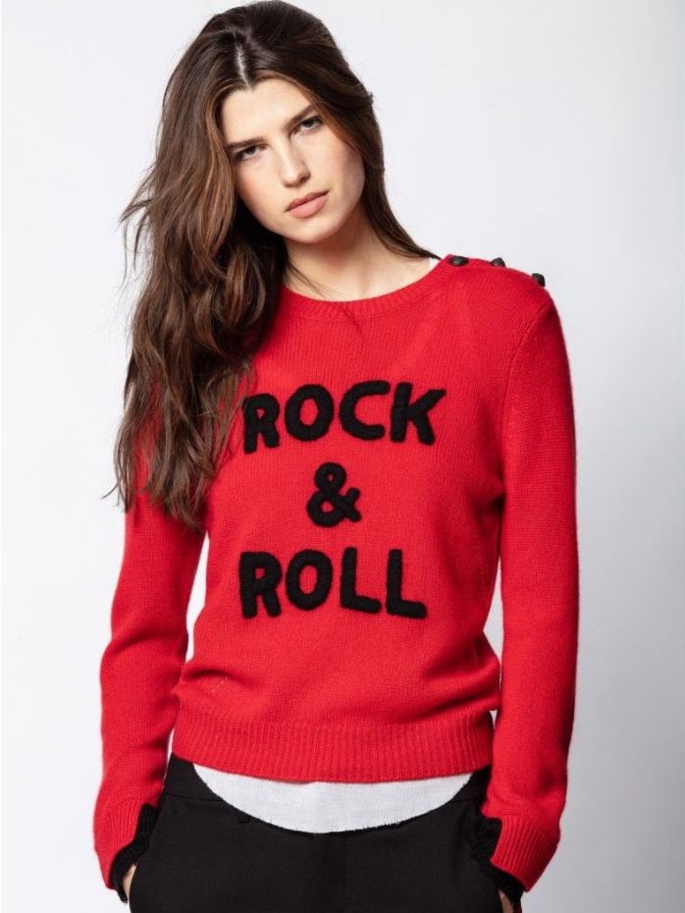 Zadig & Voltaire Rock & Roll Cashmere Sweater